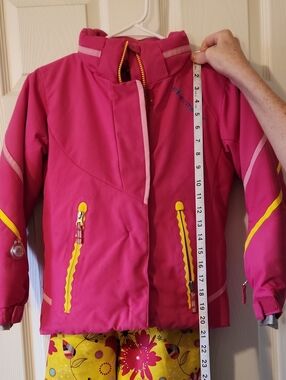 The Obermeyer I-Grow Original Extended Wear System Snowsuit Sz 6, Coat Sz 7